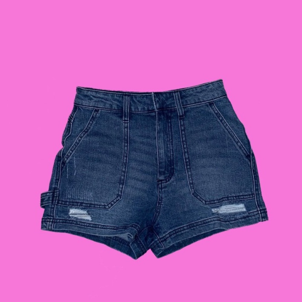 Forever 21 denim cargo shorts